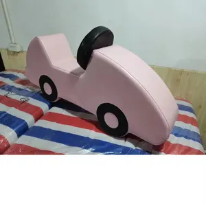 Nuovo arrivato cartoon car shape carino coperta sicura soft play equipment bambini giocattoli per bambini gioco morbido