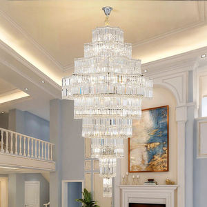 <span class=keywords><strong>Lustre</strong></span> en cristal de luxe pour villa duplex, grand luminaire suspendu pour hall d'hôtel haut de gamme, salon, salle de bal, éclairage moderne - Product Image 5