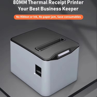 Imprimante thermique directe Zjiang personnalisée 203 DPI pour reçus et étiquettes d'expédition, imprimante d'autocollants thermiques 80 mm 8370