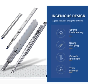 Thanh Trượt Kênh Gấp 53Mm Thanh Trượt Đẩy Để Mở Kính Thiên Văn Ẩn Thanh Trượt Ngăn Kéo Mềm Đóng Nặng - Product Image 4