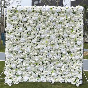 Natural Looking <b>Artificial</b> Flower Wall Panel 8ft x 8ft Wedding Reception Event Background Decor - Product Image 4