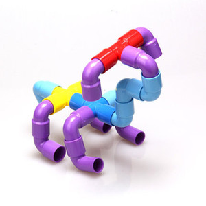 Ouma <b>Toys</b> Large Plastic Pipe Assembly <b>Building</b> Block Sets for Kindergarten Early Education Water Pipe Puzzle <b>Toys</b> 0-3 Years Old - Product Image 4