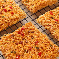 Nouilles instantanées Halal Ramen très vendues, plusieurs saveurs, croquantes, faibles en sel et en matières grasses, sac en vrac, sans sucre