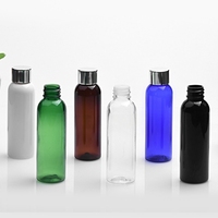 Prix Usine Bouteille en Plastique PET 60ml Sérigraphie Vente Chaude Soins Personnels 100pcs MOQ Sérum Lotion Shampoing Bouchon à Vis Scellé