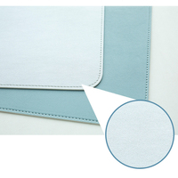 Tapis de souris de jeu en cuir PU imperméable avec logo personnalisé 2026, grand tapis de bureau pour ordinateur, tapis d'écriture