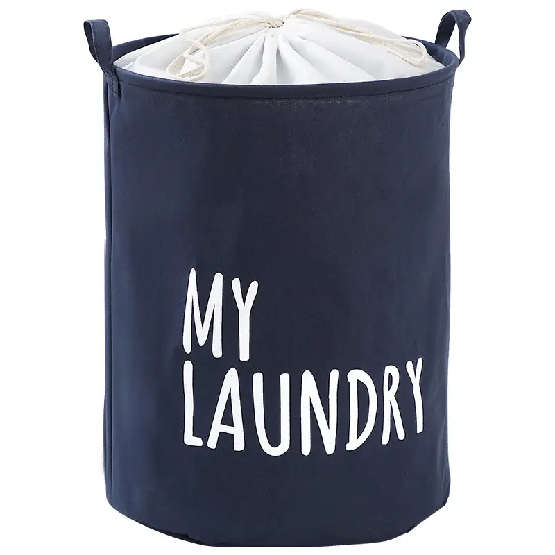 Foldable Large Laundry Basket Free standing Laundry hamper with Extended Handles