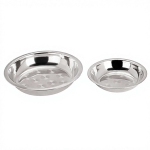 Plato Hondo para Arroz de Acero Inoxidable, Apto para Lavavajillas, Utensilios Metálicos - Product Image 1