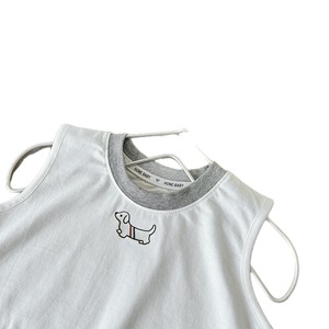 Set Gilet in Cotone per Bambini 2026, Nuovo Stile Estivo, Canotta Senza Maniche per Neonati e Bambini, Top a Righe - Product Image 6
