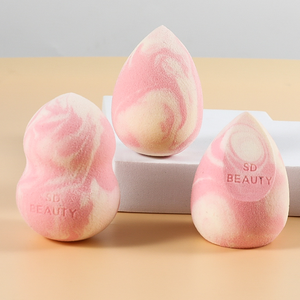 निजी लेबल लेटेक्स मुक्त नींव कॉस्मेटिक प्यूफ सौंदर्य उपकरण अंडे कस्टम गीले सूखे मेकअप स्पंज नए डिजाइन - Product Image 1