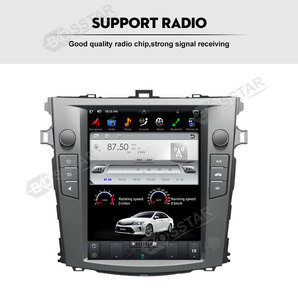 Bosstar Tesla Model مشغل راديو GPS نظام ملاحة لتويوتا كورولا من أجل مشغل صوت للسيارة A/C - Product Image 5