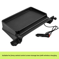 Pour Suzuki Jimny boîte de rangement de charge sans fil multifonction écran de contrôle Central deux-en-un accessoire intérieur de téléphone portable