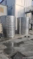 Réservoir de stockage d'eau cylindrique vertical en acier inoxydable SUS304 de 1000 litres de forme ronde, réservoir de stockage de liquides pour l'eau potable