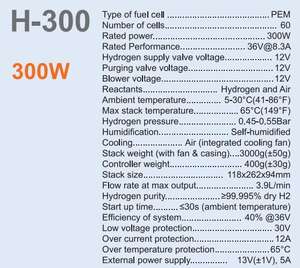 300 Вт PEM топливный элемент водород 36 В генератор мощности - Product Image 5