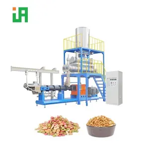 Twin-color pet treat dog and cat dog food machine extruder drying equipment and seasoning machinery