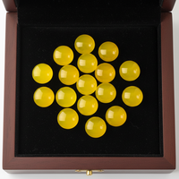 Calcedoine de haute qualité avec base ronde et plate, peut être utilisée pour la fabrication de bijoux, ornement, calcedoine de qualité supérieure disponible en gros