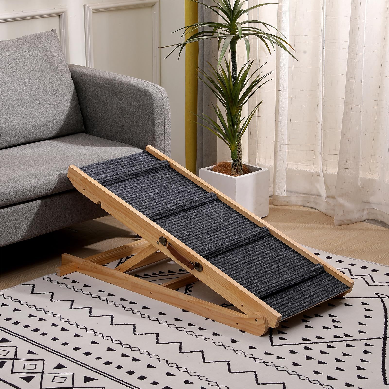 pour animaux avec rampe en bois - Piste de course d'inertie de 15,35 pouces | Jeu d'animaux coulissants en bois, jouet d'apprentissage pour les tout- petits, les et même