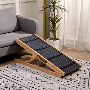 Rampa per Cani in Legno, Scala per Auto a 5 Livelli, Gradini per Animali Domestici per Cani e Gatti, Scala Pieghevole in Legno per Animali - Product Image 5