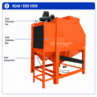 Machine de sablage portable pour gravure sur pierre, cabines de sablage à alimentation sous pression, sableurs