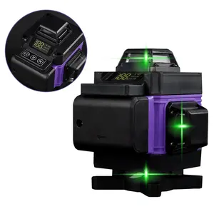 KM Supplies Wholesale 16 Lines 4D Green Laser Level Horizontal and Vertical Cross Lines auto self-leveling laser level