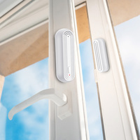 Nouvelle conception de capteur magnétique intelligent WiFi Tuya pour porte et fenêtre avec alarme