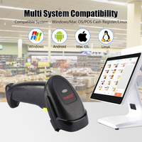 YHDAA 2D CMOS Scanning Gun Support OEM Lector De Código De Barras USB Wired Barcode Reader Scanner para sistema Pos