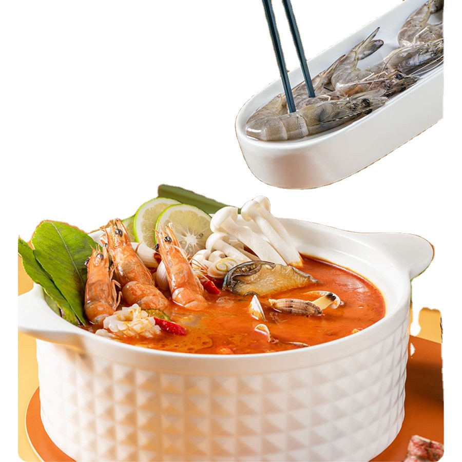 도매 새로운 좋은 품질 Tom Yum Goong 수프 베이스 500g 매운 전골 음식 뜨겁고 신 해산물 Tom Yum Goong 소스