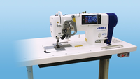 Nouveau Jukis LH-4500C tête semi-sèche Double aiguille point noué Machine à coudre pour coudre Jeans poches Machine à coudre droite