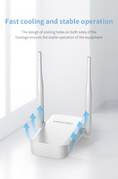 Repetidor WiFi Portátil Mini COMFAST WiFi 4 OEM/ODM, Router Inalámbrico de 2.4 GHz y 300 Mbps, Amplificador de Señal