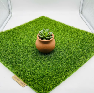 Gazon artificiel haute densité, pelouse synthétique réaliste verte pour extérieur, tapis décoratif pour balcon - Product Image 2