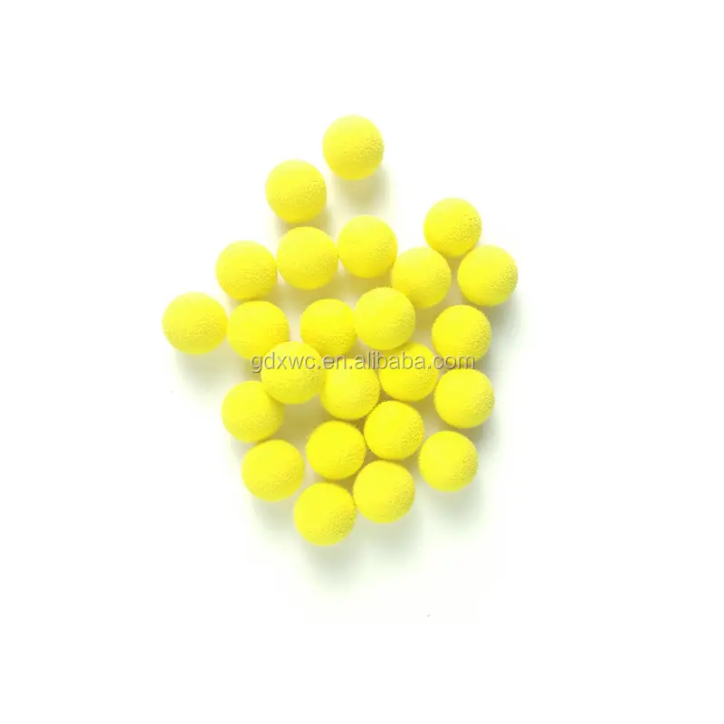 Geel Eva Foam Kinderen Shooting Gun Ballen Refill Kogel Bal 0.5 Inch Schieten Foam Eva Kogel Bal Voor Speelgoed Pistool