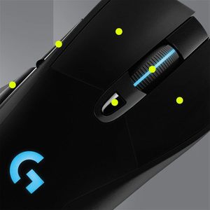 <strong>Logitech</strong> G703 Lightspeed Wireless Gaming Mouse W/Hero 25K Sensor PowerPlay Compatible Lightsync RGB Lightweight 95G+10G <strong>Optional</strong> - Product Image 4