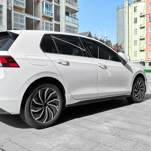 Volkswagen Golf 8 Side Skirt Piano Black Carbon Fiber Texture ABS 2020 Model AT Transmission Fitment - Product Image 3