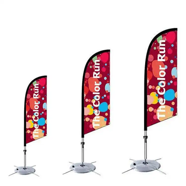 Huiyi Full Printing Outdoor Strandvlag Van Hoge Kwaliteit