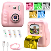 Appareil photo coloré nouveau modèle 2025 avec écran HD de 2,0 pouces, vidéo 1080P, impression photo, jouet pour enfants, cadeau de vacances