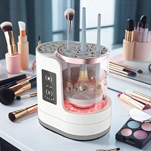 Machine de nettoyage électrique pour pinceaux de maquillage, machine à laver et à sécher programmable pour pinceaux de maquillage, cadeau pour femmes pour la Saint-Valentin - Product Image 2