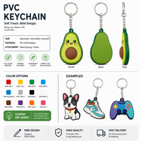 Porte-clés personnalisés en PVC souple 2D pour moto tout-terrain, porte-clés promotionnels en caoutchouc PVC pour activités de marque