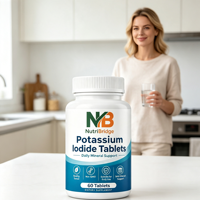 Iodine complexe casher et halal en marque blanche pour la santé quotidienne – Comprimés d'iodure de potassium
