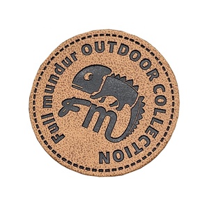 Low MOQ Wholesale Sew on Garment Sewing Patch Custom PU Leather Embossed Logo Badges PU <strong>Jeans</strong> Patch Leather <strong>Labels</strong> - Product Image 2