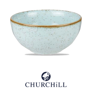 Bol à salade bleu œuf de canard Churchill Stonecast moucheté 18,3 cm pour la restauration, les hôtels et la vente en gros - Product Image 4