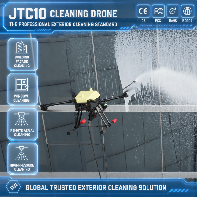 For Compact Wall Design Transit Station Canopy Cleaning Professional Venue Drone Urban Public Facility Care High Efficiency