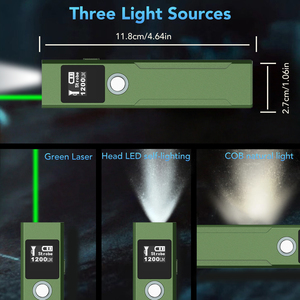 New Style Green <strong>Laser</strong> Mini Torch Travel Compact Multi-Mode Pocket LED Flashlight - Product Image 3