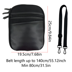 OEM Tactical Gun Bag Black Square Concealed Shoulder Bag For Home Use With Pistol And Magazine Storage - Product Image 5