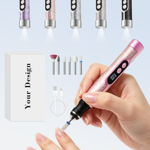 Mini Taladro de Uñas Inalámbrico con Pantalla LED, Lápiz Eléctrico para Uñas con 40-60 Minutos de Autonomía, Lima de Uñas Eléctrica Multifunción - Product Image 1