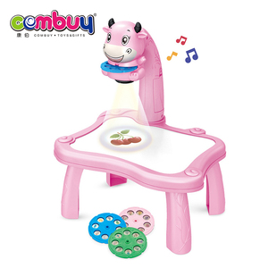 Mesa <span class=keywords><strong>de</strong></span> Dibujo con Proyector <span class=keywords><strong>de</strong></span> Juguetes <span class=keywords><strong>de</strong></span> Vaca, Set <span class=keywords><strong>de</strong></span> Pintura para Niños <span class=keywords><strong>de</strong></span> 5 a 7 Años, Tablero Educativo <span class=keywords><strong>de</strong></span> Plástico - Product Image 5