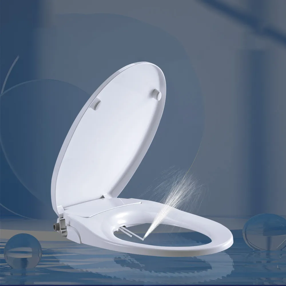 High Class Soft Closing Spraying Bidet With Movable Nozzle Cleaning Non-electronic Bidet Seat Soft Washing Bidet Cover