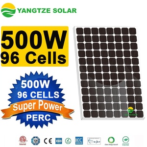 Panneaux solaires monocristallins en silicium à haute efficacité, adaptés à la tension solaire de 500 W, pour système solaire domestique de 4000 W - Product Image 2
