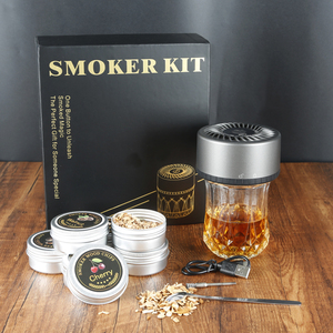 Accessoires <span class=keywords><strong>de</strong></span> bar en gros d'usine ensemble <span class=keywords><strong>de</strong></span> fumoir à whisky électrique rechargeable 6 copeaux <span class=keywords><strong>de</strong></span> bois cocktail fumé bar outils <span class=keywords><strong>de</strong></span> barman - Product Image 6