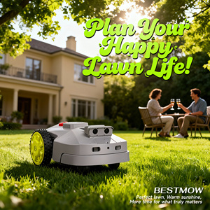 <span class=keywords><strong>Tondeuse</strong></span> à gazon intelligente <span class=keywords><strong>Titan</strong></span>-100 RTK & Vision Navigation, délimitation virtuelle et détection d'obstacles par IA - Product Image 2