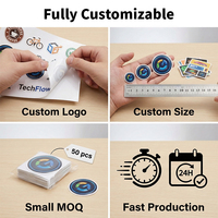 Autocollant de transfert UV DTF personnalisé à motif dessin animé, imperméable, encre UV DTF, pour ordinateur portable, tasse, bouteille, électronique, impression OEM disponible