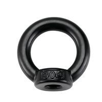 Anillo de elevación de acero inoxidable DIN 582 para grúas, elevadores, aparejos, herrajes de montaje, sujetadores industriales, kit industrial